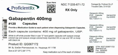 71205-671-72 (Gabapentin 400mg 30s)